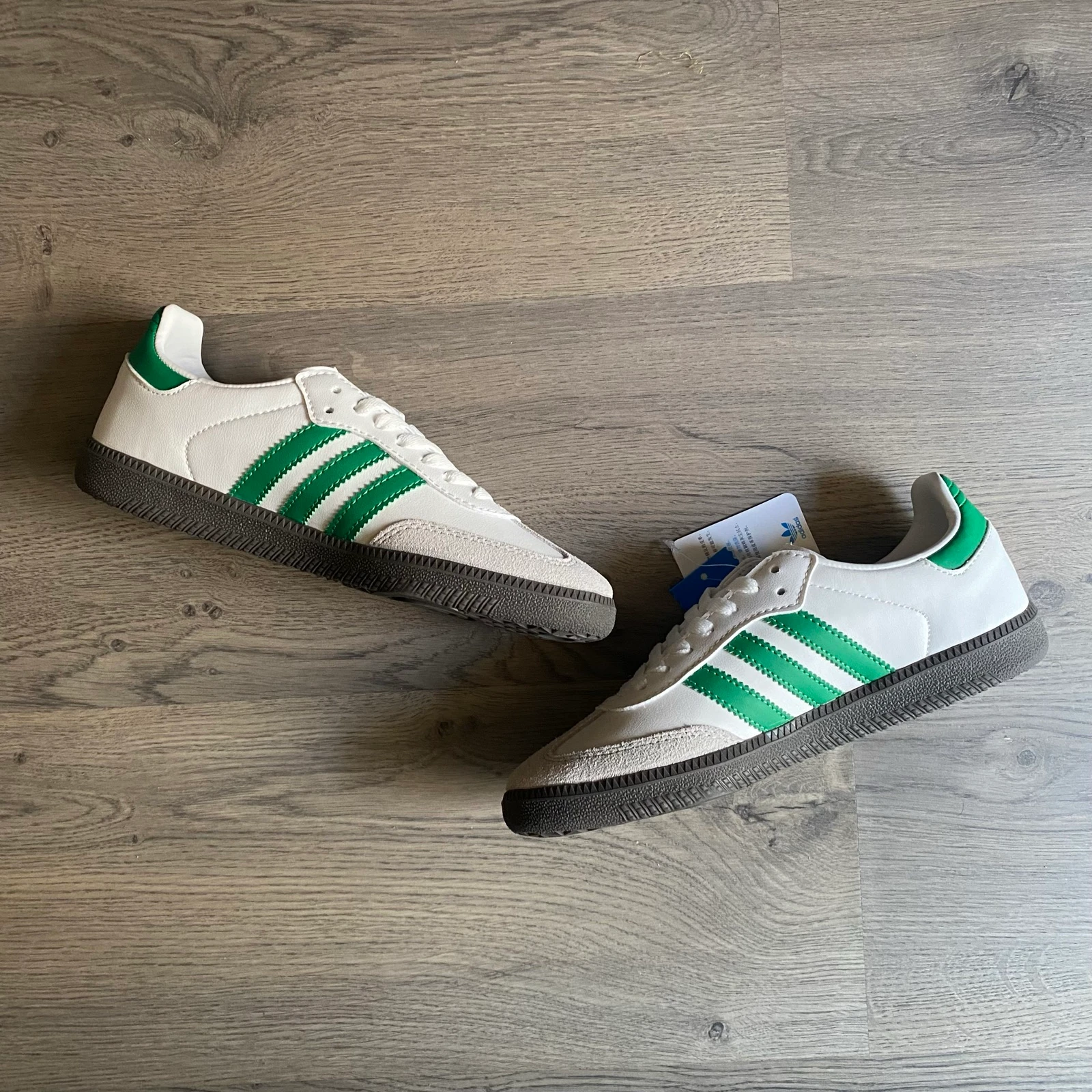 Adidas Samba OG Blancas Verdes | Talla 39 | Nuevas | Con Caja – photo 4